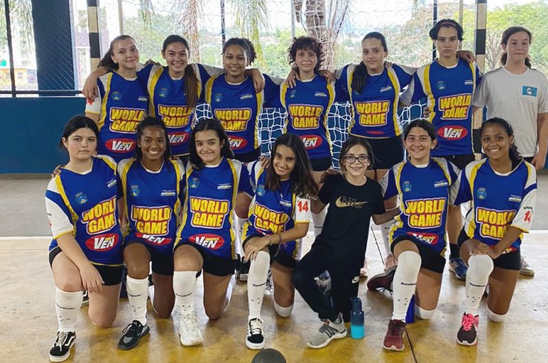 Handebol Feminino Disputa Fase Final Dos Jogos Da Juventude Rcia