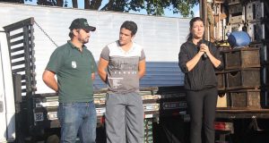 Deusiana em discurso emocionado pede para que os caminhoneiros não desistam Caminhoneiro 1