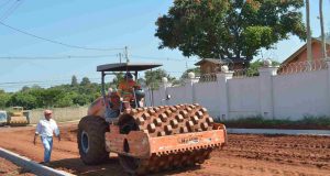 Cidade Jardim recebe pavimentação em suas vias públicas nesta sexta Cidade Jardim