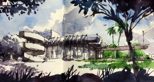 Arte ao Centro promove Encontro Internacional de Desenho de Rua Desenho Teatro Municipal de Araraquara Pedro Alves