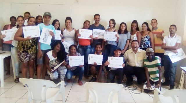 Formandos nos cursos do Cras 1 1