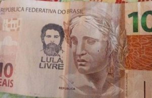 Banco Central em nota que cédulas carimbadas não perdem valor Real carimbado