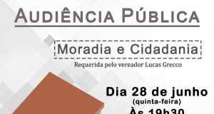 Audiencia Publica Moradia e Cidadania conviteWhats