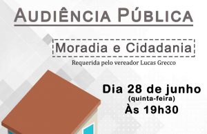 Audiencia Publica Moradia e Cidadania conviteWhats