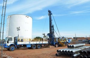 Obra de poço profundo no De Santi avança em ritmo forte Poo Prof Victorio