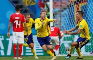 Suécia vence Suíça e avança para as quartas de final Suecia