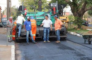 Nova pavimentação nas ruas do Vale do Sol e Residencial Lupo Vale do Sol 01