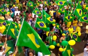 Patriotismo transforma ruas de Araraquara em mar verde e amarelo Araraquara Bolsonaro 02