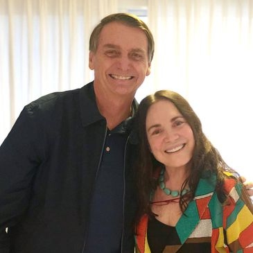 bolsonaro e regina duarte