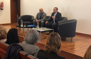 Edinho participou de conferência em Torres Vedras na tarde desta segunda-feira Torres Vedras 105