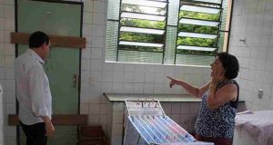 Vereador foi ver lavanderia de Centro de Recreação incendiada no domingo (9) Cer Parque sp 55