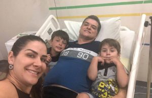 Doutor Lapena, sétima cirurgia em 50 dias por conta de infecção Lapena 63