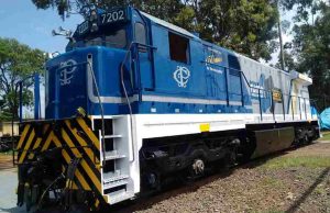 Locomotiva iluminada passa por Araraquara nesta terça-feira Locomotiva 57