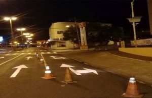 Via Expressa tem sinalização renovada após recapeamento Via Expressa 61