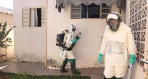 Segue o Fumacê e larvicida na guerra contra a dengue Larvicida dengue