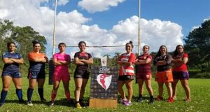Locomotiva vence a 1ª etapa da CISISP de Rugby Feminino locomotiva rugby cisisp
