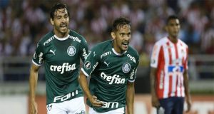 Palmeiras e Internacional vencem pela Libertadores palmeiras junior barranquilla