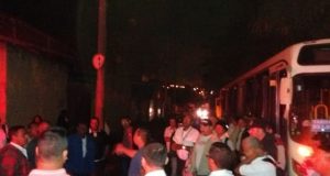 Parte dos ônibus da Paraty estão paralisados devido a protesto de motoristas Paraty Capa parado