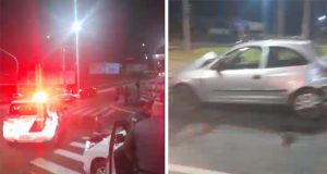 Acidente de trânsito cria tumulto na Via Expressa neste domingo