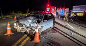 Motorista causa acidente e foge, deixando motociclista em estado grave