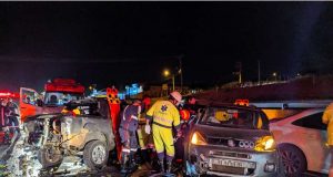 Acidente envolve pelo menos 8 veículos na Rodovia Washington Luis
