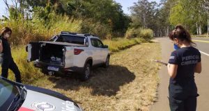 Depois do assalto bandido cai do telhado e quebra o braço