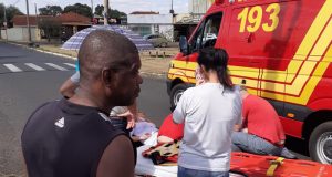 Acidente entre motos deixa duas vítimas na Vila Xavier