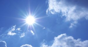 Semana será de sol, poucas nuvens e sem chuva