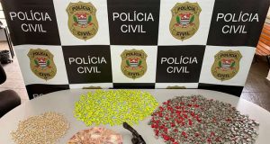 Polícia Civil apreende grande quantidade de drogas e arma em cidade da região