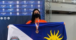 Nadadora da Fundesport ganha quatro medalhas em Bauru