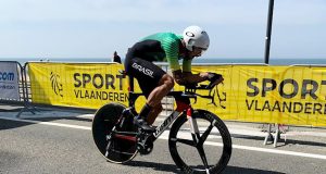 Lauro Chaman vence a prova contrarrelógio na Copa do Mundo da Bélgica de ciclismo