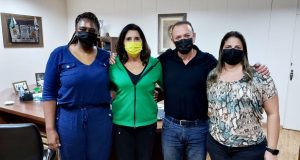 Magic Paula visita prefeito Edinho e parabeniza investimento no basquete