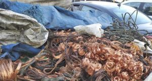 Duas toneladas de cobre são apreendidas após suposta tentativa de roubo