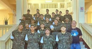 Estação de Tratamento de Água da Fonte recebe visita do Tiro de Guerra