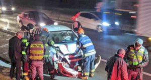 Colisão traseira na Rodovia Washington Luís deixa um homem ferido