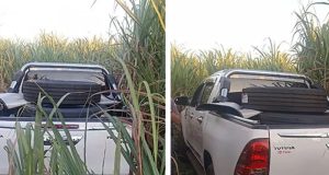 Bandidos deixam empresário refém e fogem com sua caminhonete Hilux