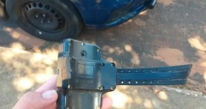 Tornozeleira eletrônica foi encontrada e Polícia Militar é chamada para reconhecer o material