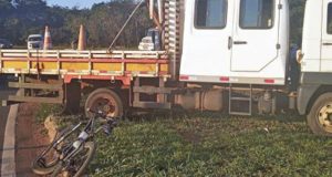 Ciclista morre ao ser atropelado por caminhão perto do “Lixão” em Araraquara