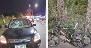 Ciclista, atropelado por carro na Via Expressa em Araraquara nesta terça