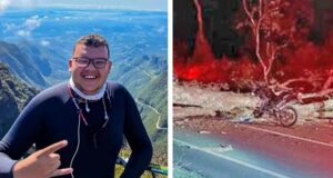 Queda de árvore provoca dois acidentes na SP 255. Em um deles, motociclista perdeu a vida.