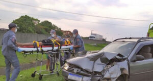 Acidente deixa quatro feridos na Rodovia Washington Luís nesta quarta