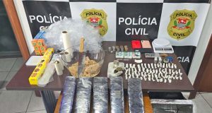 Polícia Civil prende dois traficantes no Jardim Brasil e baixa as portas de laboratório da droga