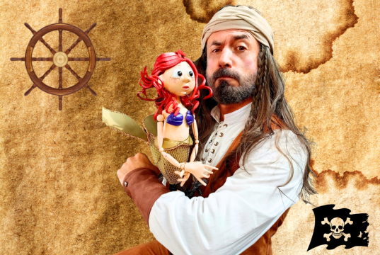 ‘Contos de Piratas – A Pequena Sereia’ é cartaz no Museu do Boneco neste final de semana