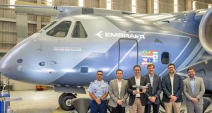 KC-390 Millennium, aeronave fabricada em Gavião é apresentada pela Embraer com nova identidade visual