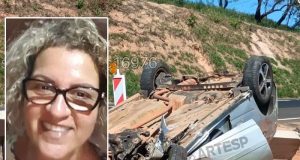 Servidora da UPA Central em Araraquara perde a vida na SP-310 após capotamento de carro por aplicativo