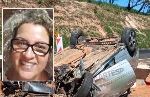 Servidora da UPA Central em Araraquara perde a vida na SP-310 após capotamento de carro por aplicativo