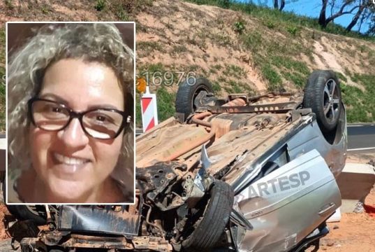 Servidora da UPA Central em Araraquara perde a vida na SP-310 após capotamento de carro por aplicativo
