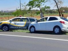 Polícia Rodoviária apreende na Rodovia  Washington Luís, Ônix furtado em Matão