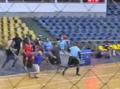 Juiz de Araraquara apanha durante jogo de Futsal em campeonato municipal em São Carlos