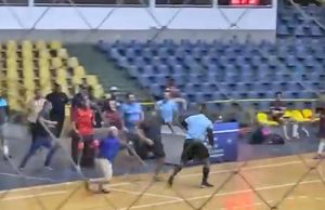 Juiz de Araraquara apanha durante jogo de Futsal em campeonato municipal em São Carlos